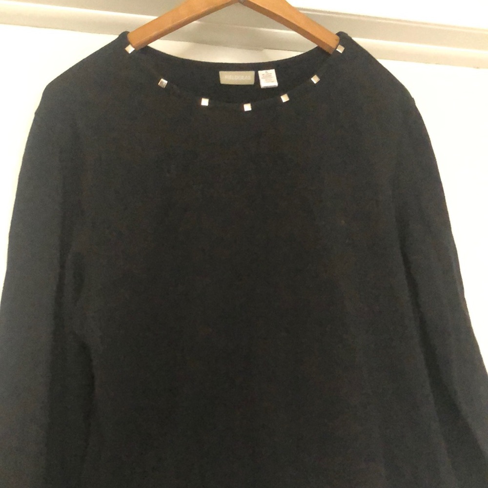 Black stretchy top XL